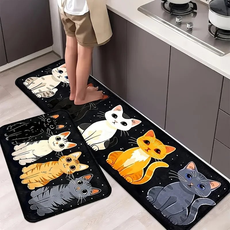 Cute Kitten Print Kitchen Mat - Maxwell shop