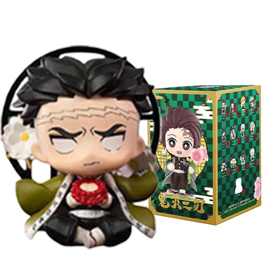 10CM Anime Demon Slayer Blind Box Figure Tanjiro Kamado Nezuko Cartoon PVC Model Desktop - Maxwell shop