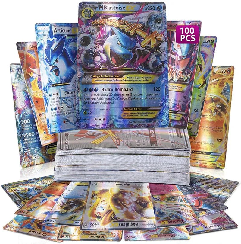 20Pcs Pokemon Cards GX Tag Team Vmax EX Mega Shining English - Maxwell shop