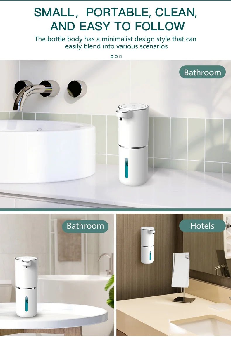 380ML Capacity Tabletop Or Wall-Mounted 4-Levels Adjustable Automatic Sensor Soap Dispenser - Maxwell shop
