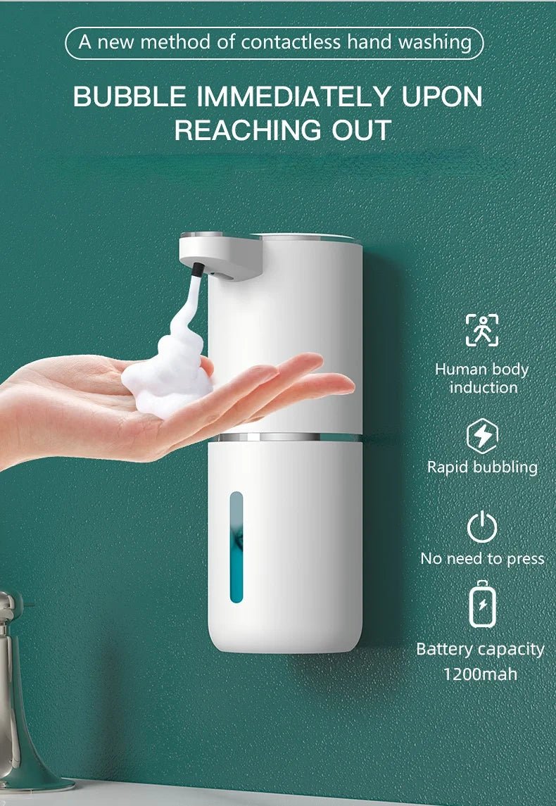 380ML Capacity Tabletop Or Wall-Mounted 4-Levels Adjustable Automatic Sensor Soap Dispenser - Maxwell shop