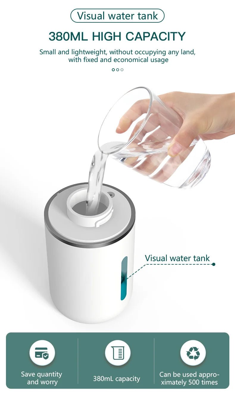 380ML Capacity Tabletop Or Wall-Mounted 4-Levels Adjustable Automatic Sensor Soap Dispenser - Maxwell shop