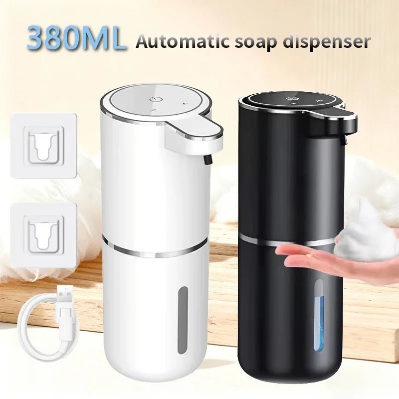 380ML Capacity Tabletop Or Wall-Mounted 4-Levels Adjustable Automatic Sensor Soap Dispenser - Maxwell shop