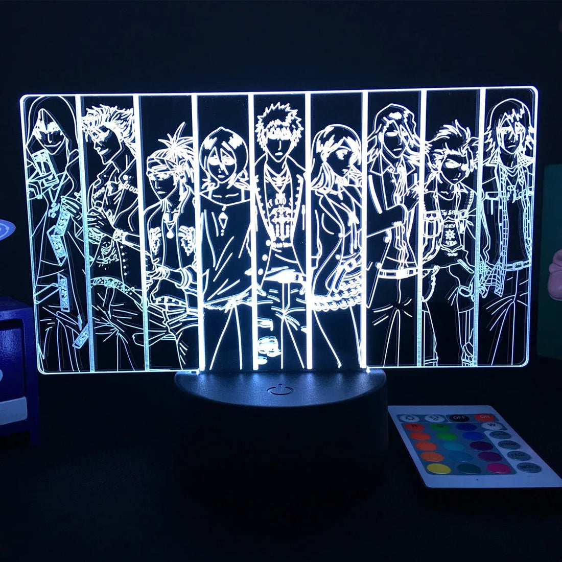 3D Anime Lamp Bleach Led Night Light Bedroom Decoration Bedside Lamp Gift - Maxwell shop