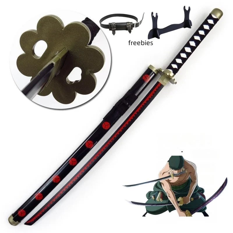 40inch Roronoa Zoro Katana word Anime One Piece Cosplay Real Size Japanese Katana - Maxwell shop