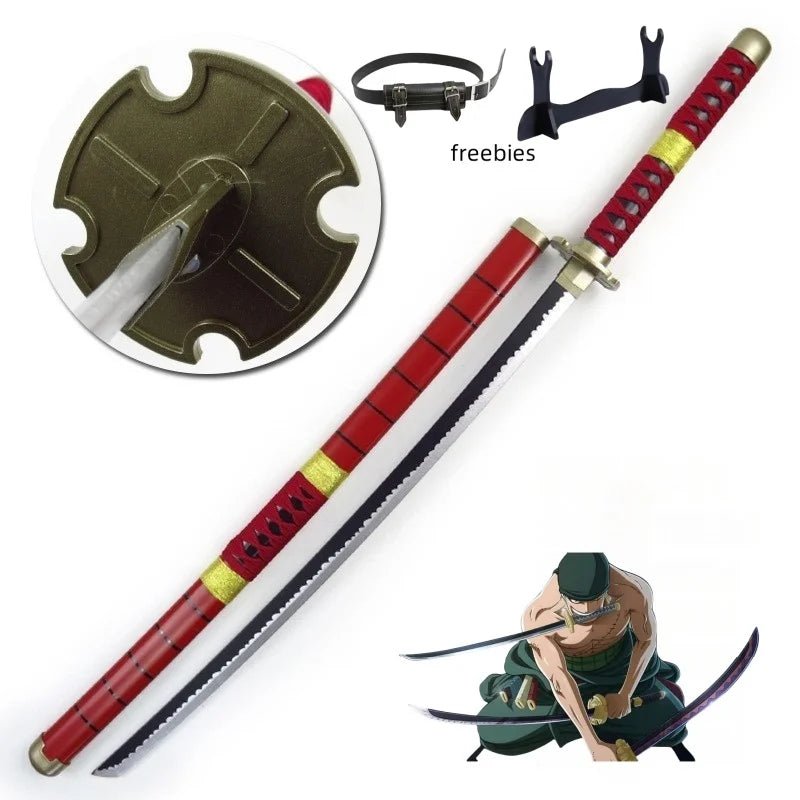 40inch Roronoa Zoro Katana word Anime One Piece Cosplay Real Size Japanese Katana - Maxwell shop