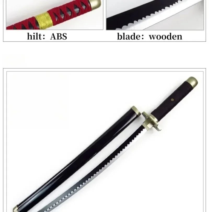 40inch Roronoa Zoro Katana word Anime One Piece Cosplay Real Size Japanese Katana - Maxwell shop