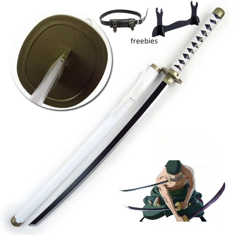 40inch Roronoa Zoro Katana word Anime One Piece Cosplay Real Size Japanese Katana - Maxwell shop