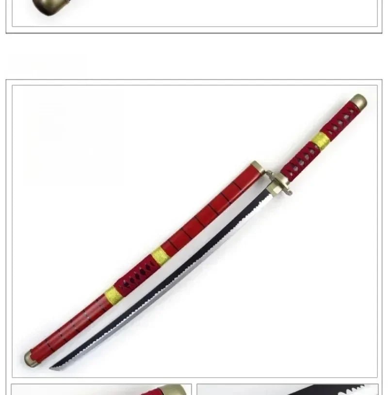 40inch Roronoa Zoro Katana word Anime One Piece Cosplay Real Size Japanese Katana - Maxwell shop