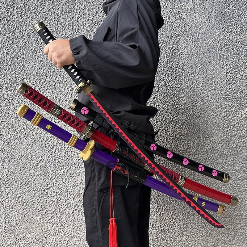 40inch Roronoa Zoro Katana word Anime One Piece Cosplay Real Size Japanese Katana - Maxwell shop