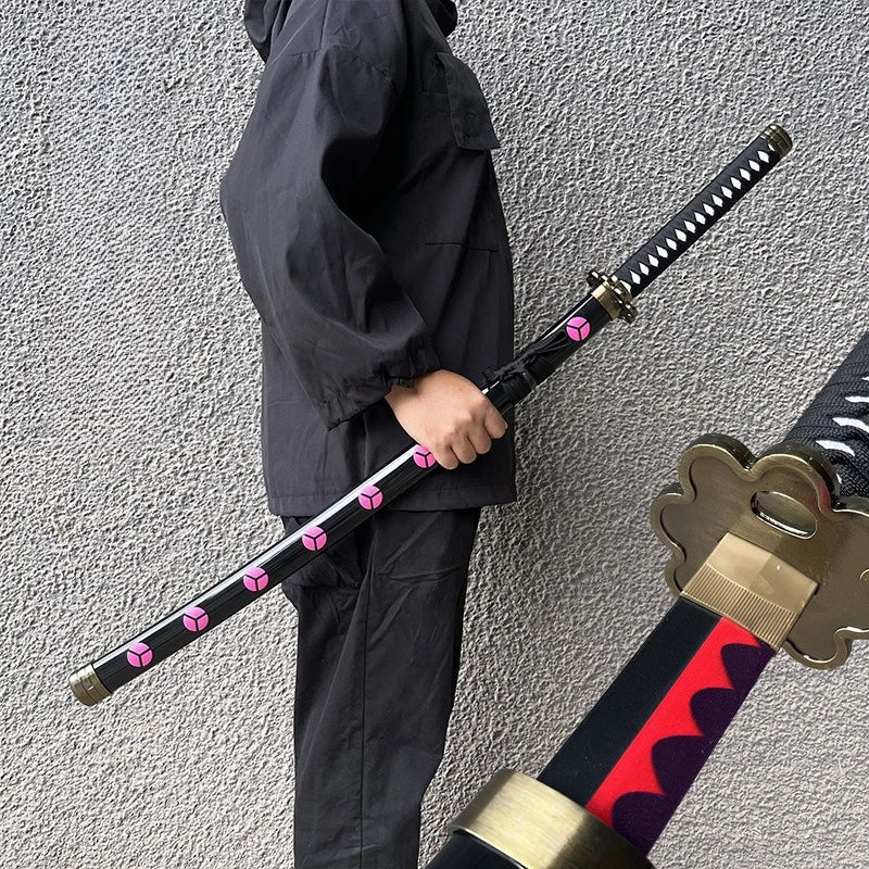 40inch Roronoa Zoro Katana word Anime One Piece Cosplay Real Size Japanese Katana - Maxwell shop