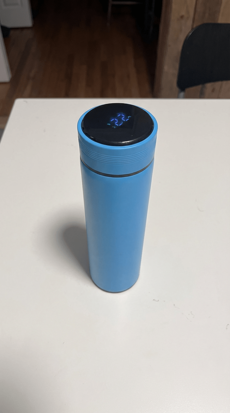 500ML Temperature Display Thermos Cup Stainless Steel Divided Thermos Bottle - Maxwell shop