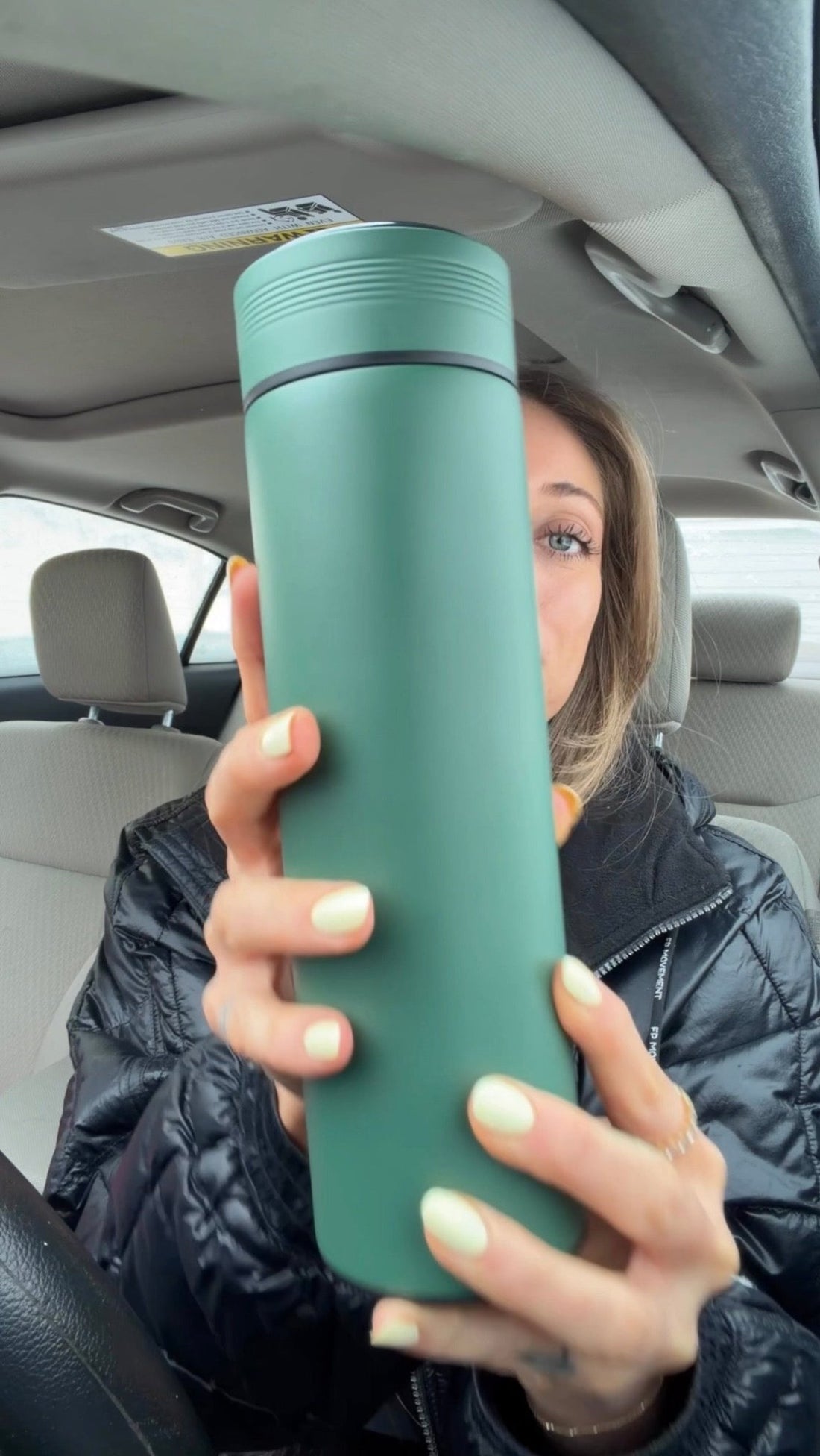 500ML Temperature Display Thermos Cup Stainless Steel Divided Thermos Bottle - Maxwell shop