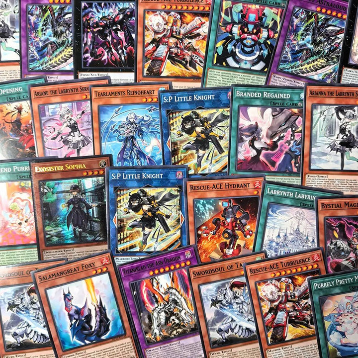 54Pcs YU GI OH Cards Competive Structure Blue eyes Tyler Kurikara Branded yugioh cards - Maxwell shop