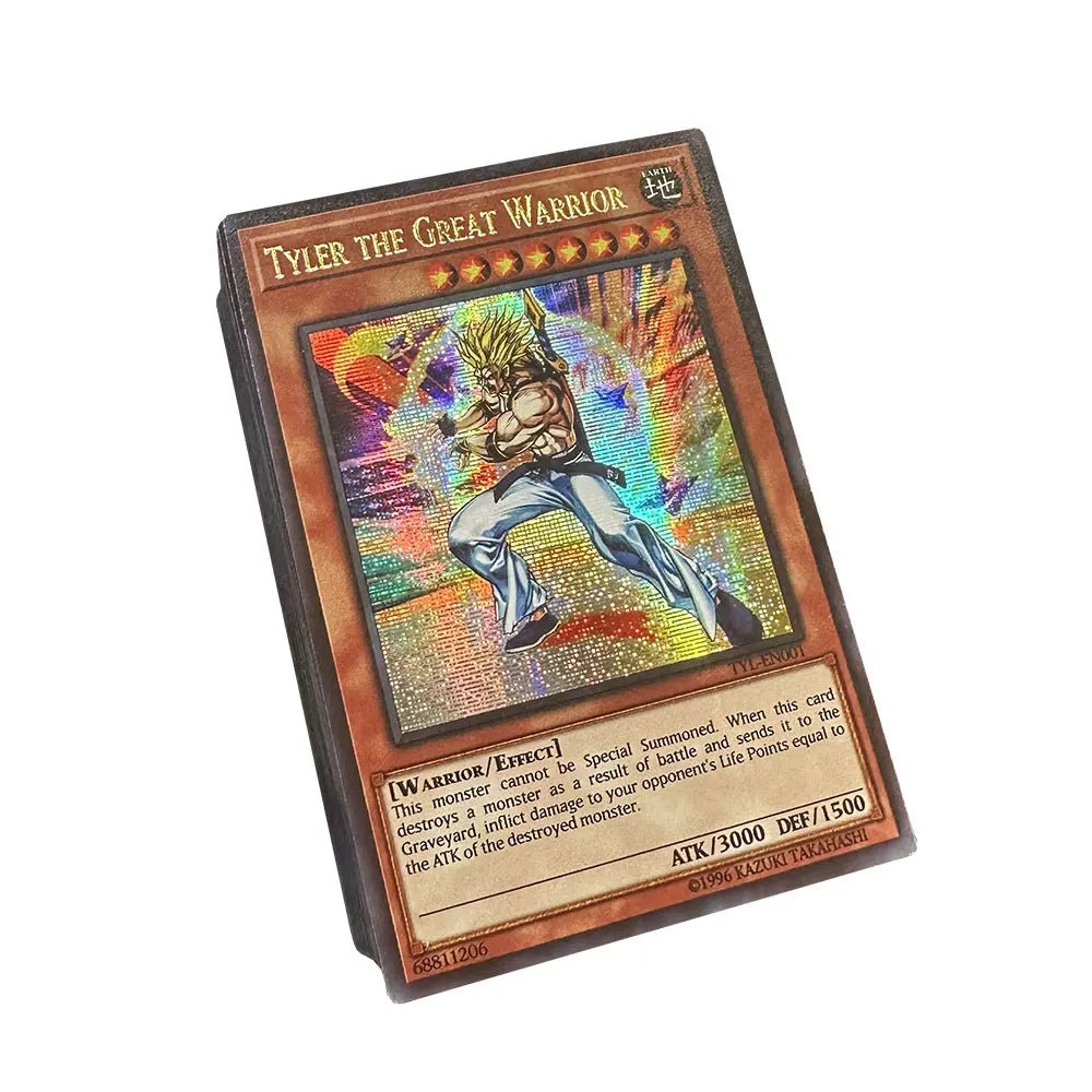 72Pcs YU GI OH Cards with Golden Letter Proxy Shiny Competive Structure Tyler Kurikara - Maxwell shop