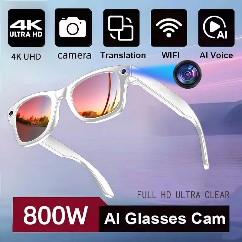 800W Camera AI Glasses Men Color-Changing Smart Translation Glasses smart Sunglasses - Maxwell shop