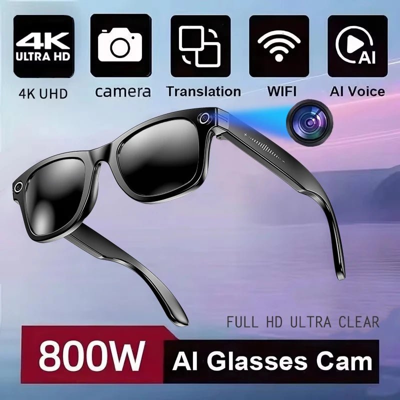 800W Camera AI Glasses Men Color-Changing Smart Translation Glasses smart Sunglasses - Maxwell shop