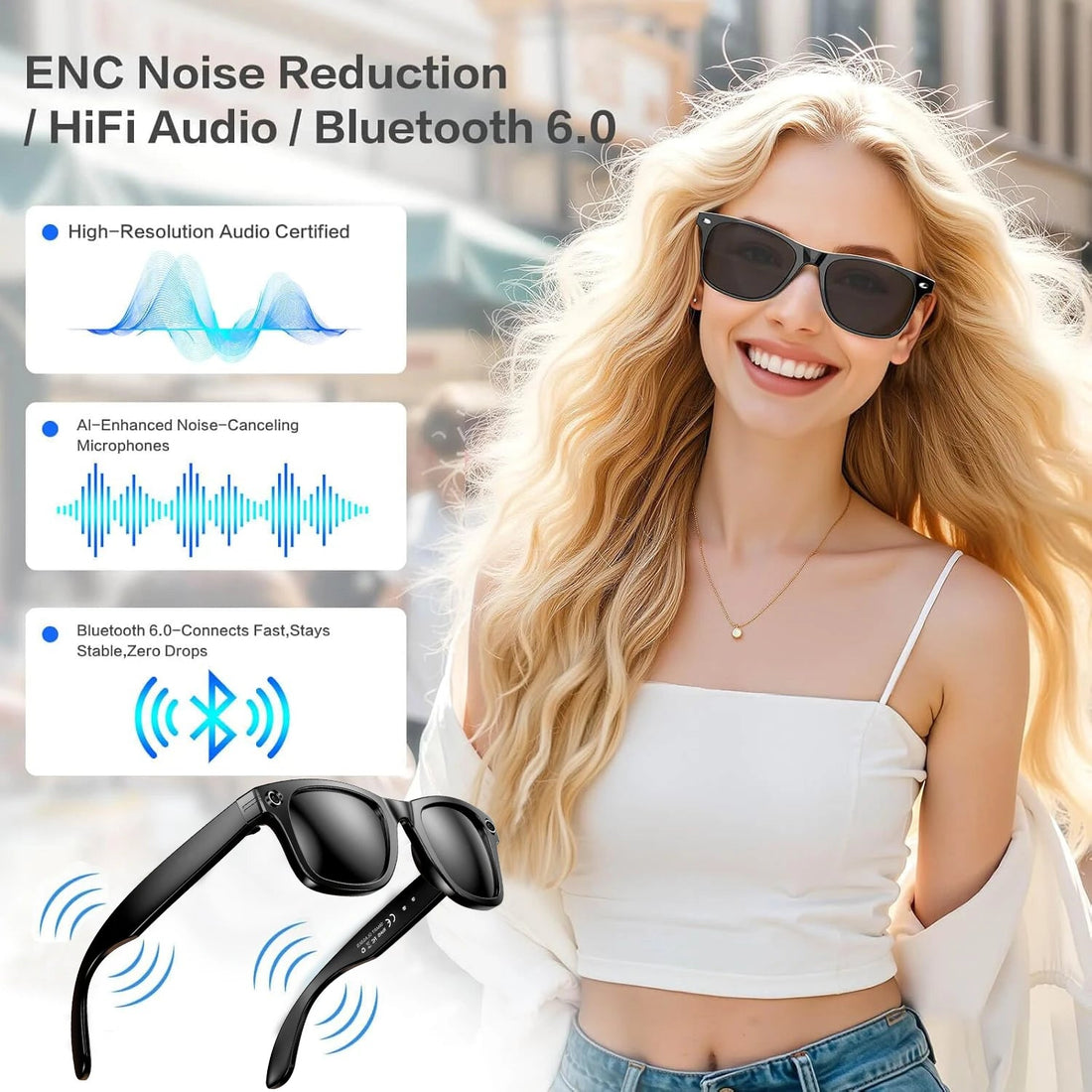 800W Camera AI Glasses Men Color-Changing Smart Translation Glasses smart Sunglasses - Maxwell shop