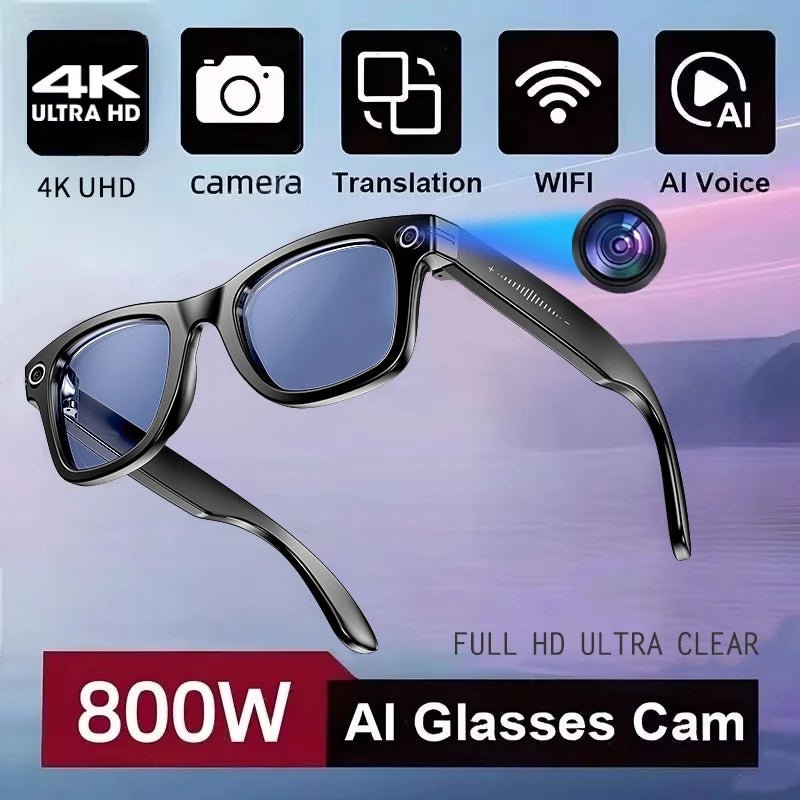 800W Camera AI Glasses Men Color-Changing Smart Translation Glasses smart Sunglasses - Maxwell shop