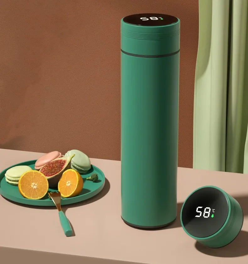 500ML Temperature Display Thermos Cup Stainless Steel Divided Thermos Bottle - Maxwell shop