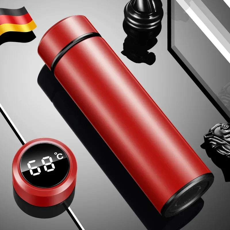 500ML Temperature Display Thermos Cup Stainless Steel Divided Thermos Bottle - Maxwell shop