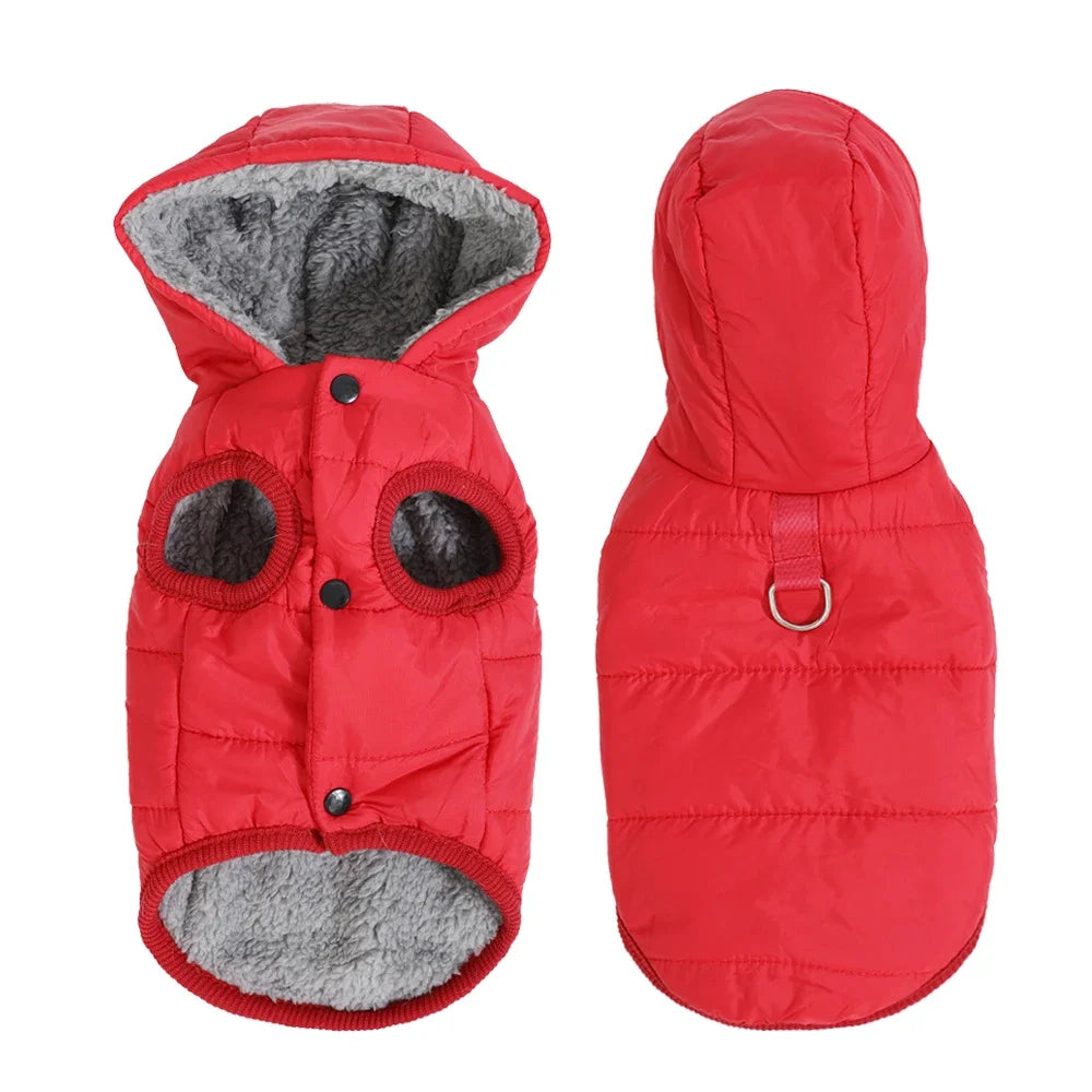 Warm Cats Hoodie Coat For Small Medium Cats Dog Winter Cozy Fleece Puppy Kitten - Maxwell shop