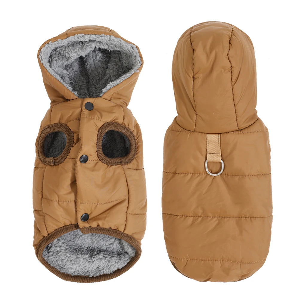 Warm Cats Hoodie Coat For Small Medium Cats Dog Winter Cozy Fleece Puppy Kitten - Maxwell shop