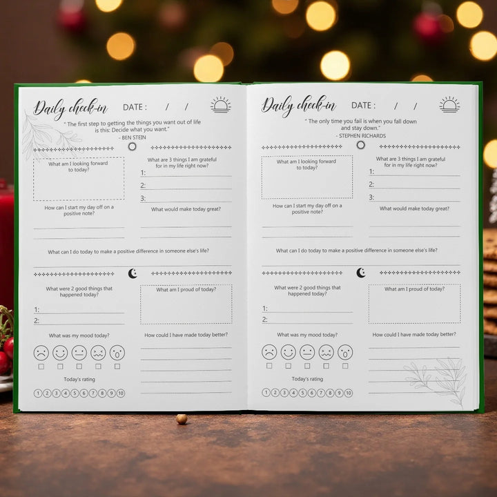 Mindfulness Journal for Mental Wellness, Positive Habits, Gratitude Prompts - Maxwell shop