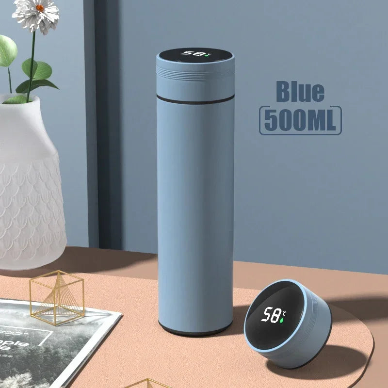 500ML Temperature Display Thermos Cup Stainless Steel Divided Thermos Bottle - Maxwell shop