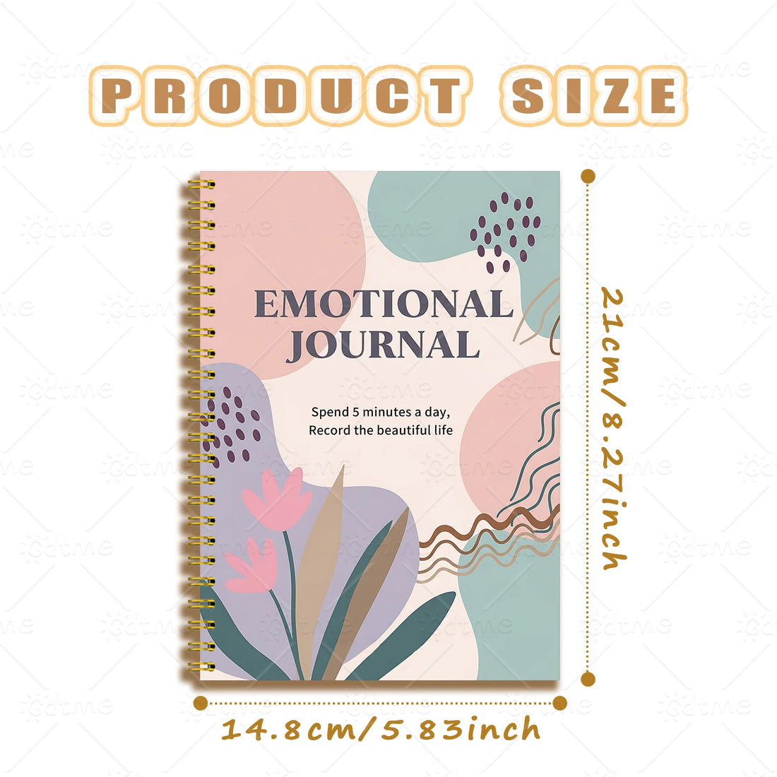 EMOTIONAL JOURNAL, Adult Mental Health Planner,Therapy Worksheet,Anxiety Management,Self Care - Maxwell shop