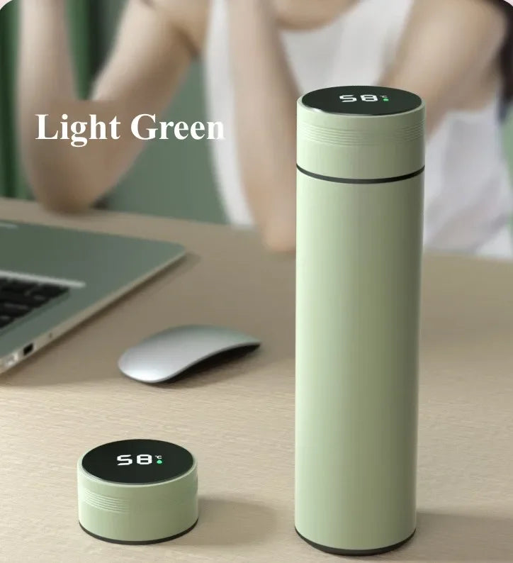 500ML Temperature Display Thermos Cup Stainless Steel Divided Thermos Bottle - Maxwell shop