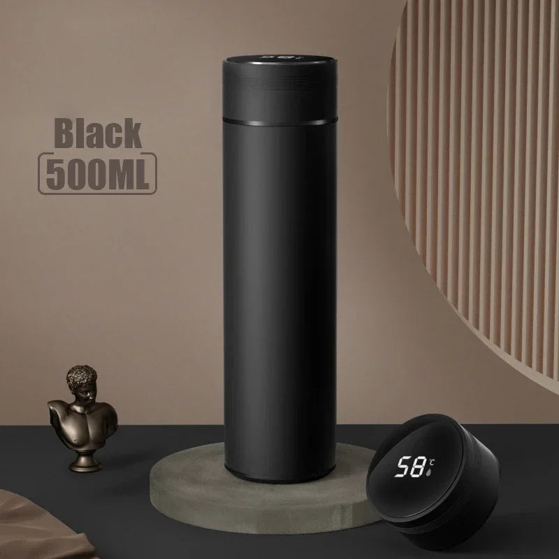 500ML Temperature Display Thermos Cup Stainless Steel Divided Thermos Bottle - Maxwell shop