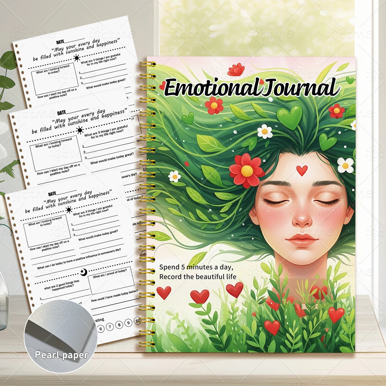 EMOTIONAL JOURNAL, Adult Mental Health Planner,Therapy Worksheet,Anxiety Management,Self Care - Maxwell shop