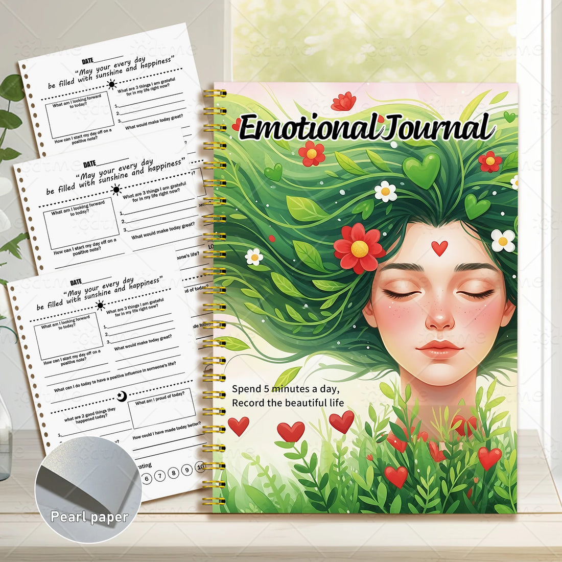 EMOTIONAL JOURNAL, Adult Mental Health Planner,Therapy Worksheet,Anxiety Management,Self Care - Maxwell shop