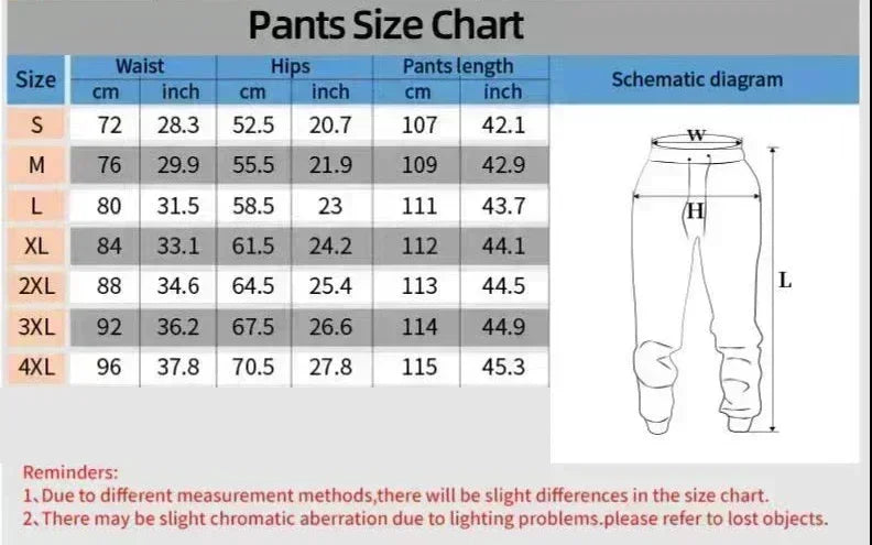 One Piece Luffy Ace Mens Sweatpants Gym Sports Pants Anime Print Loose - Maxwell shop