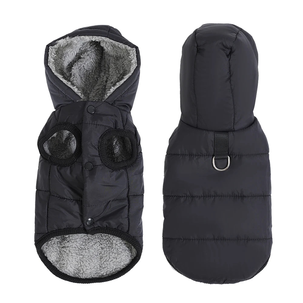 Warm Cats Hoodie Coat For Small Medium Cats Dog Winter Cozy Fleece Puppy Kitten - Maxwell shop