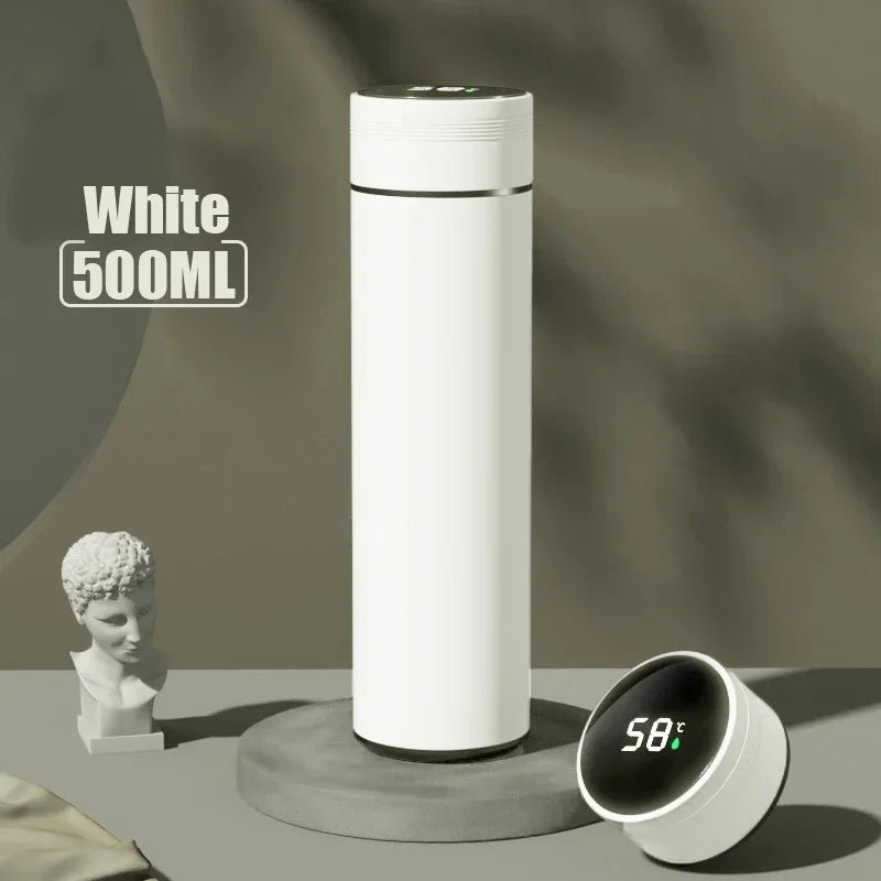 500ML Temperature Display Thermos Cup Stainless Steel Divided Thermos Bottle - Maxwell shop