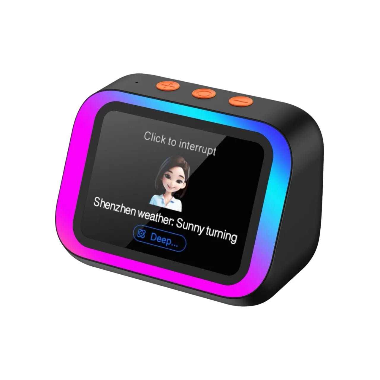 AI Bluetooth Speaker 5.4 AI voice assistant HD Touch Screen Display Electronic - Maxwell shop