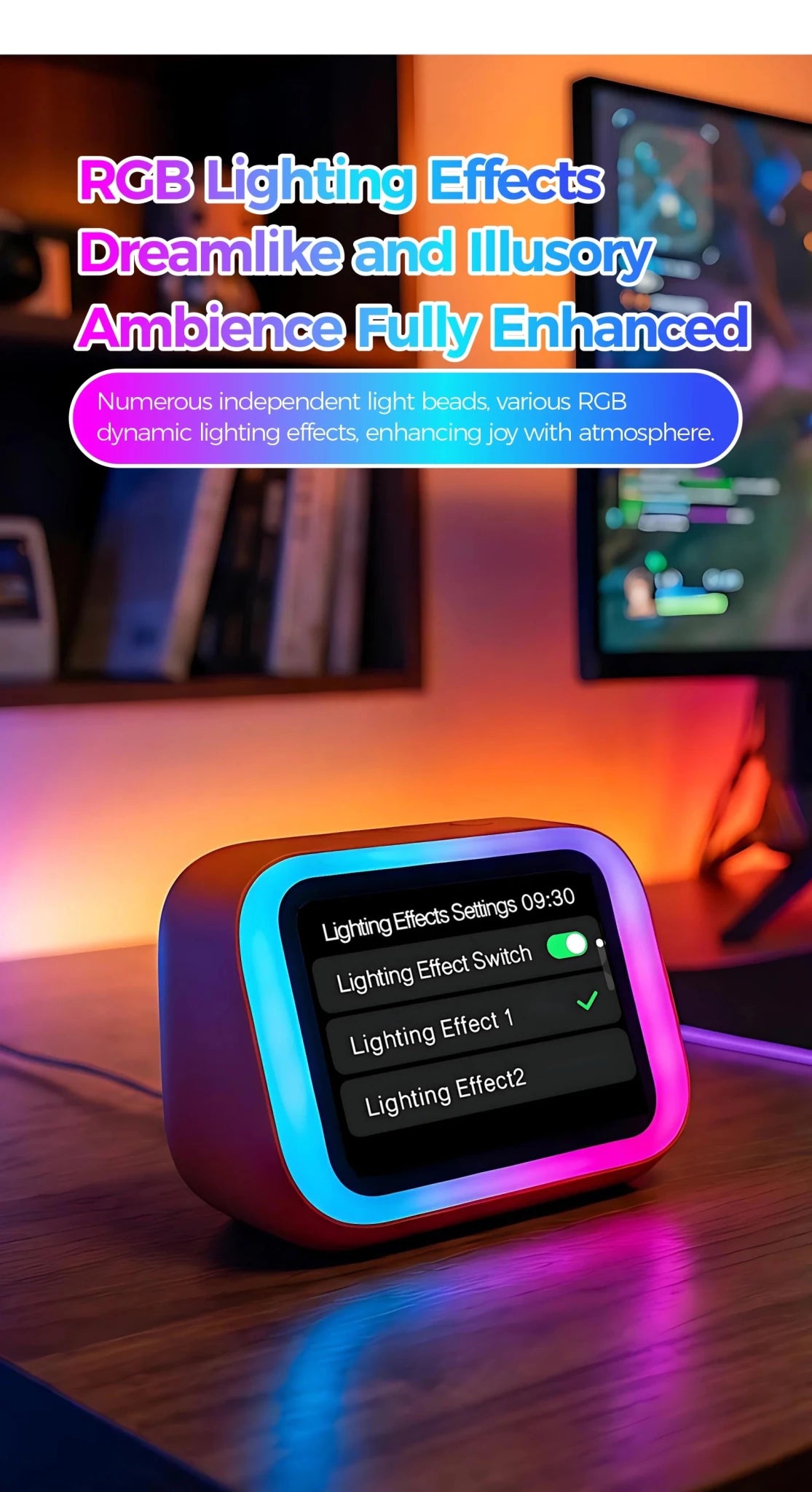AI Bluetooth Speaker 5.4 AI voice assistant HD Touch Screen Display Electronic - Maxwell shop