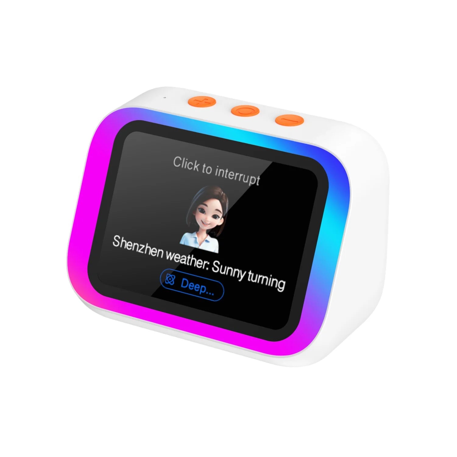 AI Bluetooth Speaker 5.4 AI voice assistant HD Touch Screen Display Electronic - Maxwell shop