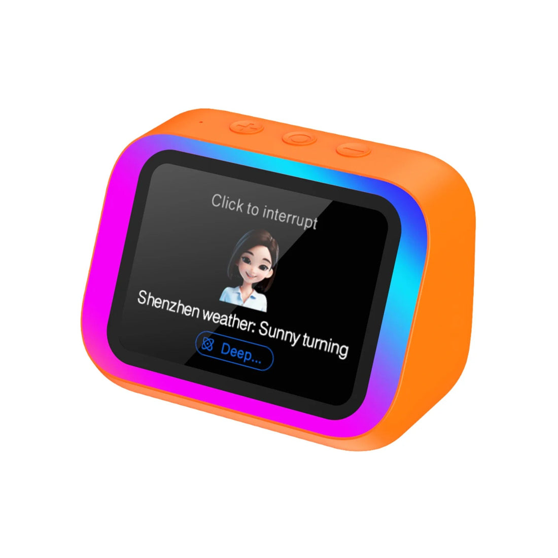 AI Bluetooth Speaker 5.4 AI voice assistant HD Touch Screen Display Electronic - Maxwell shop