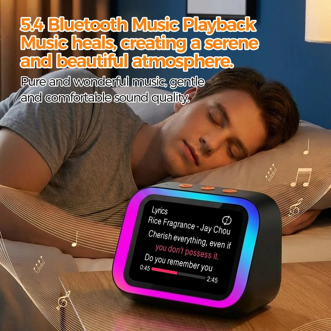 AI Bluetooth Speaker 5.4 AI voice assistant HD Touch Screen Display Electronic - Maxwell shop