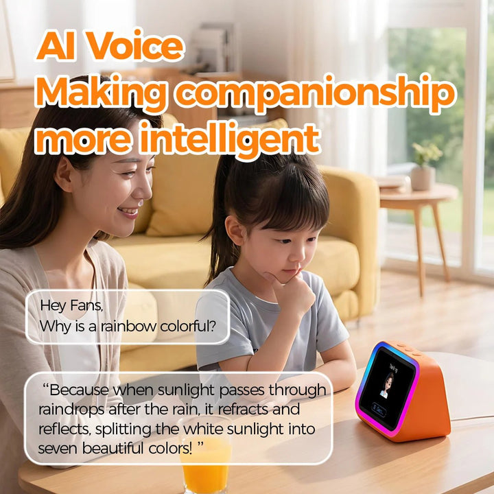 AI Bluetooth Speaker 5.4 AI voice assistant HD Touch Screen Display Electronic - Maxwell shop