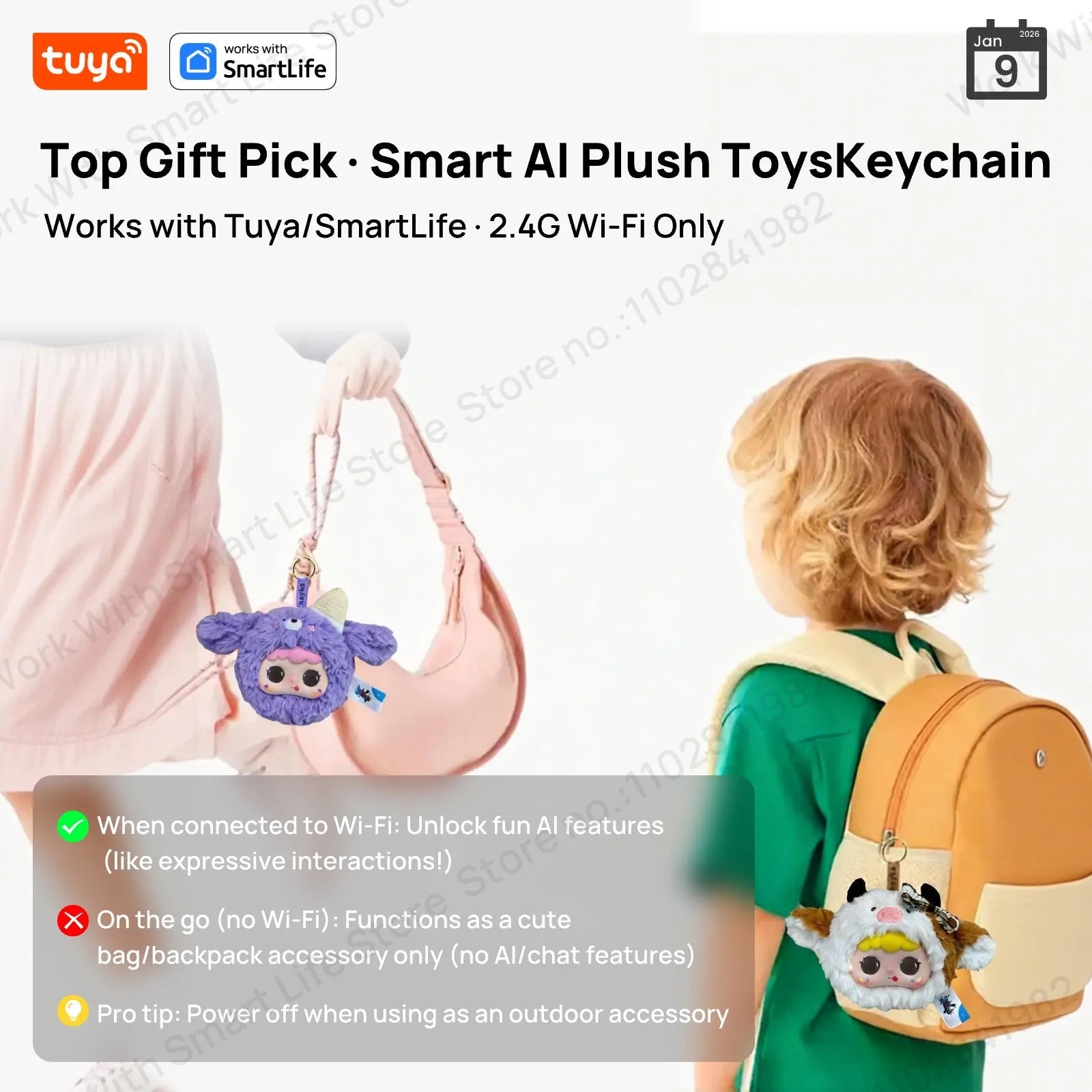 AI Plush Robot w/LED Eyes & Voice Control,Interactive Smart Toy Companion for Kids - Maxwell shop