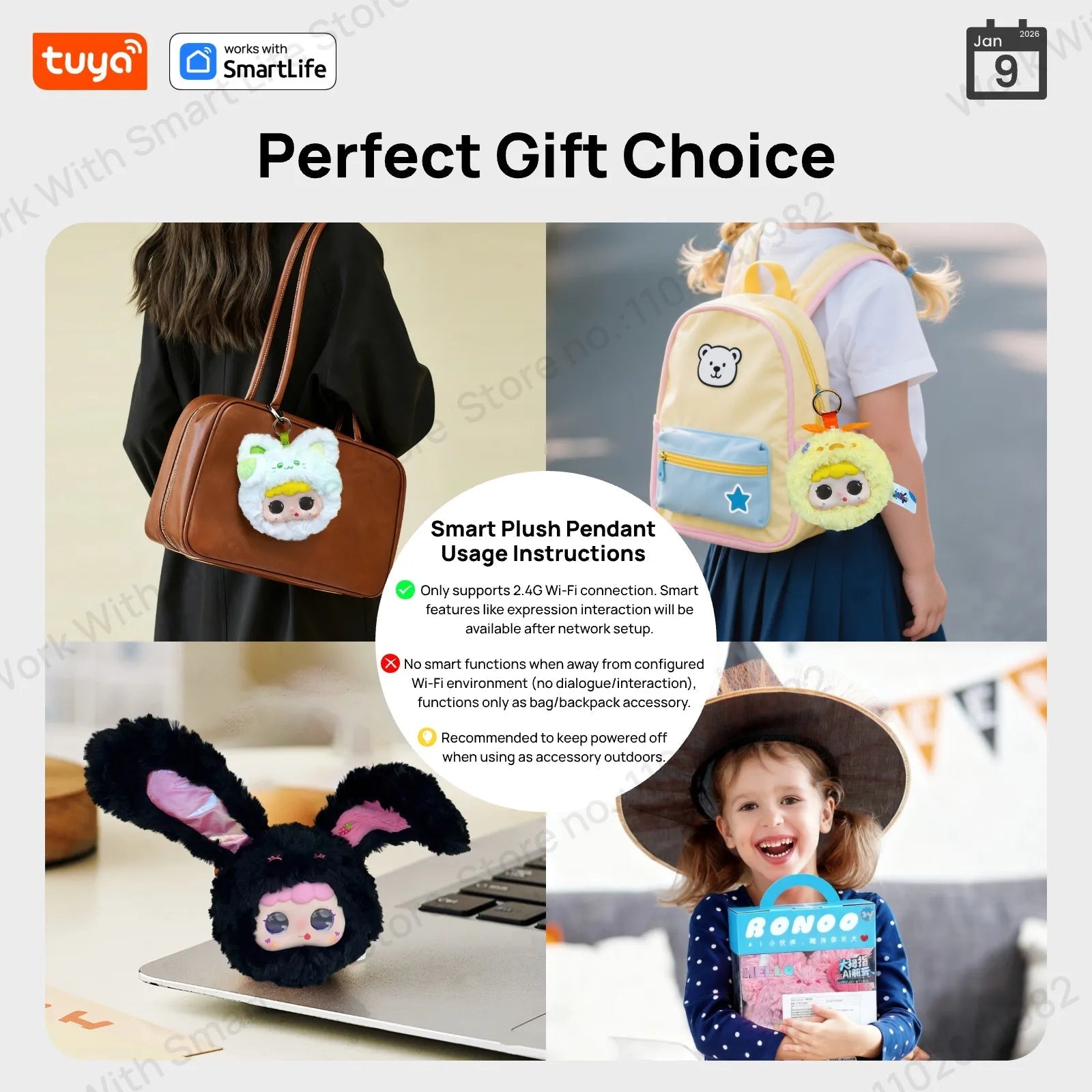 AI Plush Robot w/LED Eyes & Voice Control,Interactive Smart Toy Companion for Kids - Maxwell shop