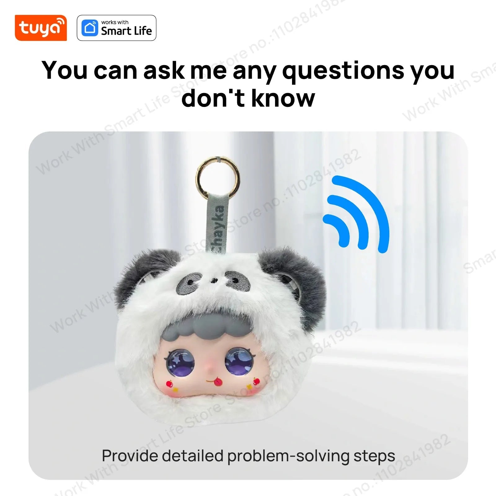 AI Plush Robot w/LED Eyes & Voice Control,Interactive Smart Toy Companion for Kids - Maxwell shop