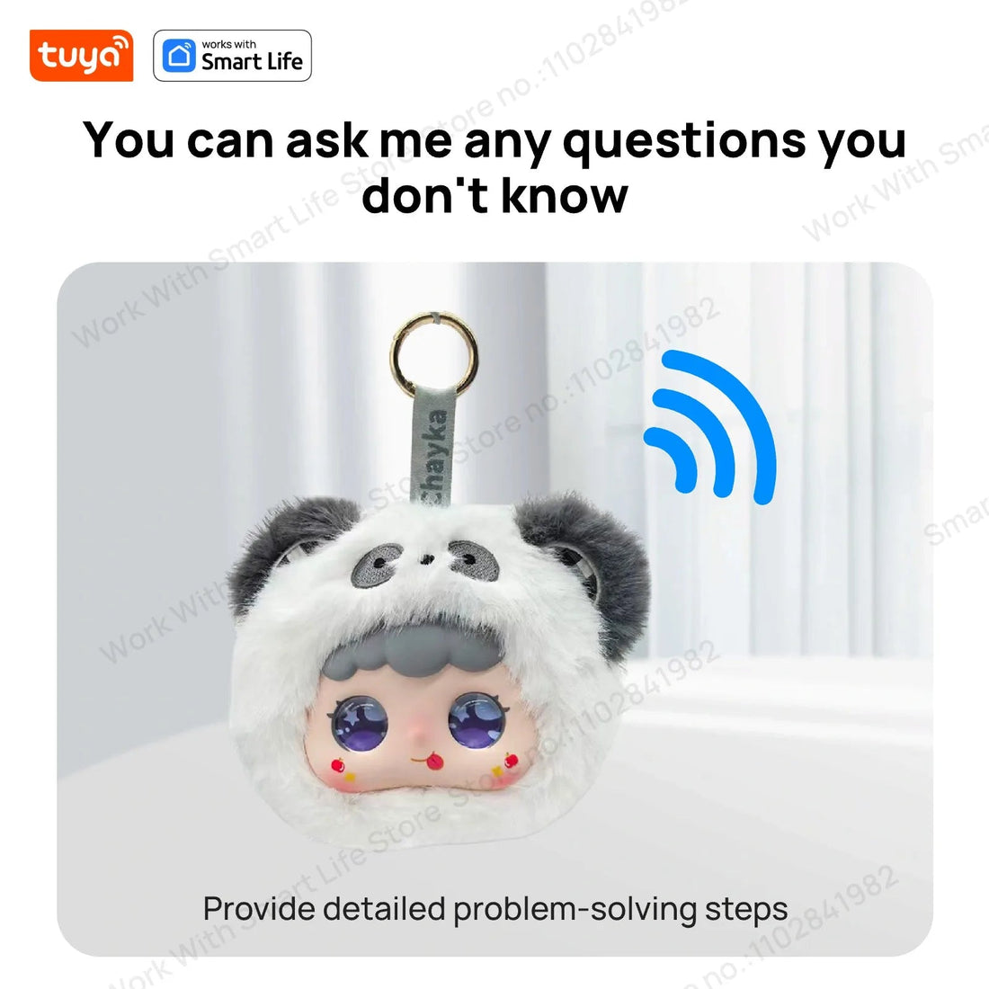 AI Plush Robot w/LED Eyes & Voice Control,Interactive Smart Toy Companion for Kids - Maxwell shop