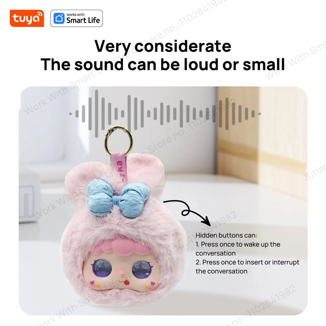 AI Plush Robot w/LED Eyes & Voice Control,Interactive Smart Toy Companion for Kids - Maxwell shop