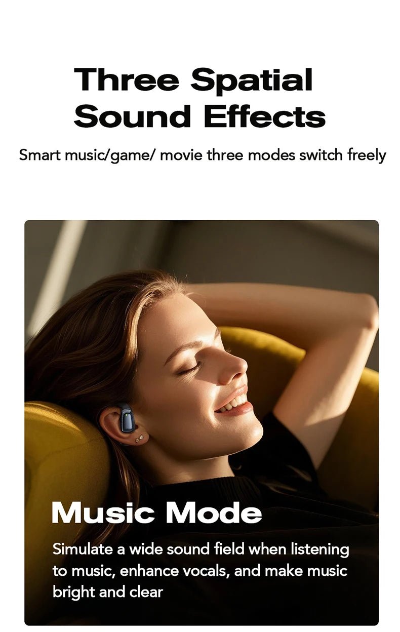 【AI Translator Earbuds】HTC NE25 Bluetooth Earphones LCD Touch Screen Sport Wireless - Maxwell shop