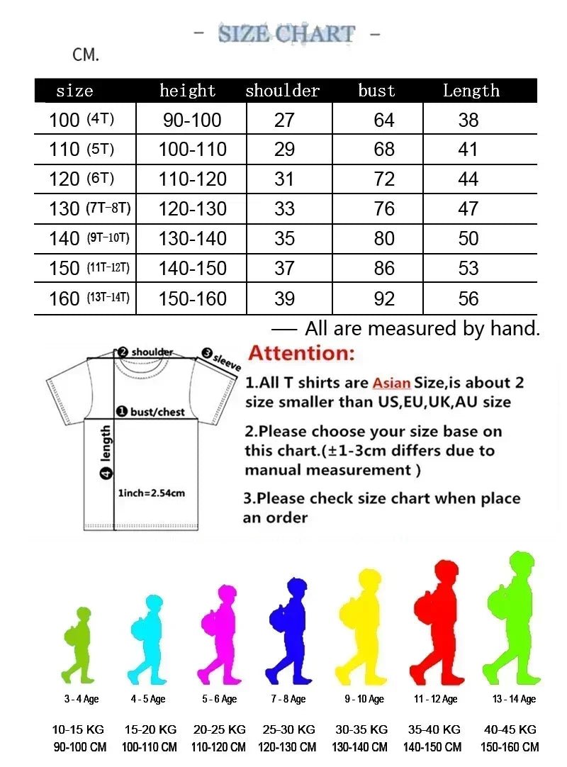 Anime Clothing Summer Short Sleeve T-shirt PPokemons Cotton Clothes Casual Tees - Maxwell shop